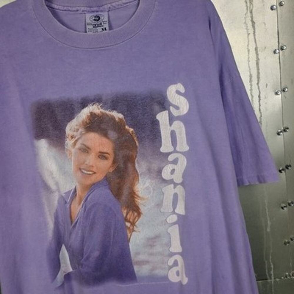 Shania Twain Vintage 90s Country Music Band Western Cowboy Shirt XL Sexy Cute